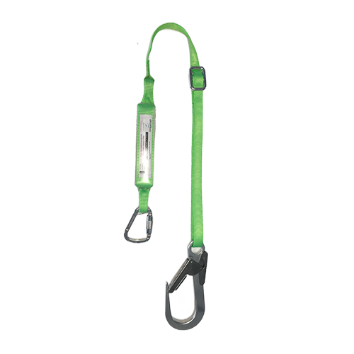 Single Adjustable Shock ABS Lanyard Pylon Hook
